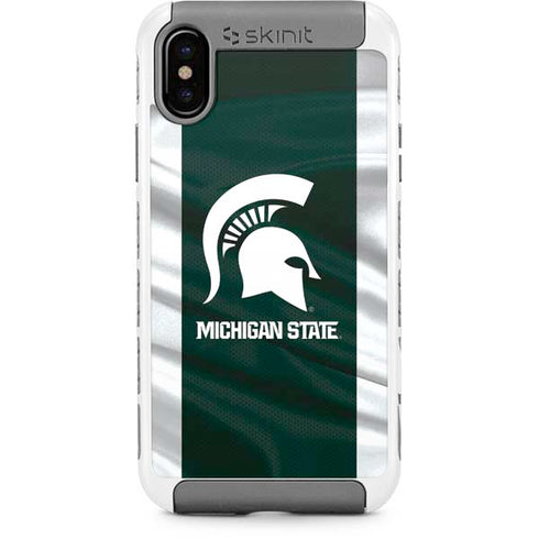 Michigan State University Away Grey Jersey iPhone Cases